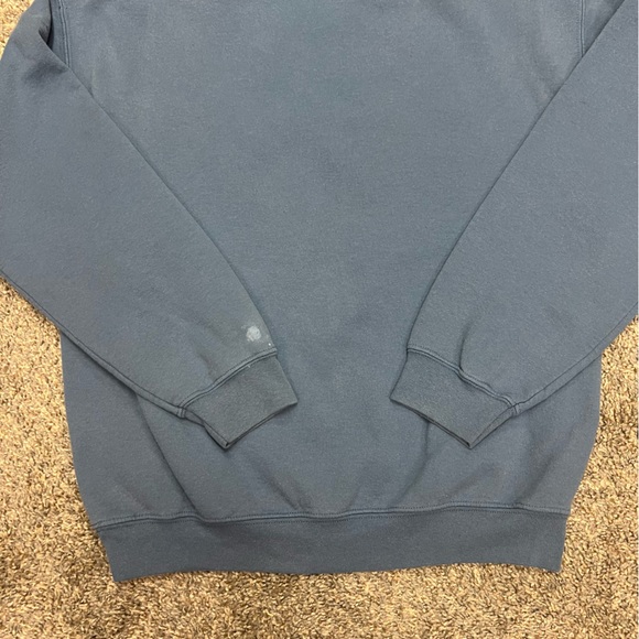 Vintage Alaska sweatshirt mens medium blue crewneck pullover retro thrashed - Picture 7 of 10